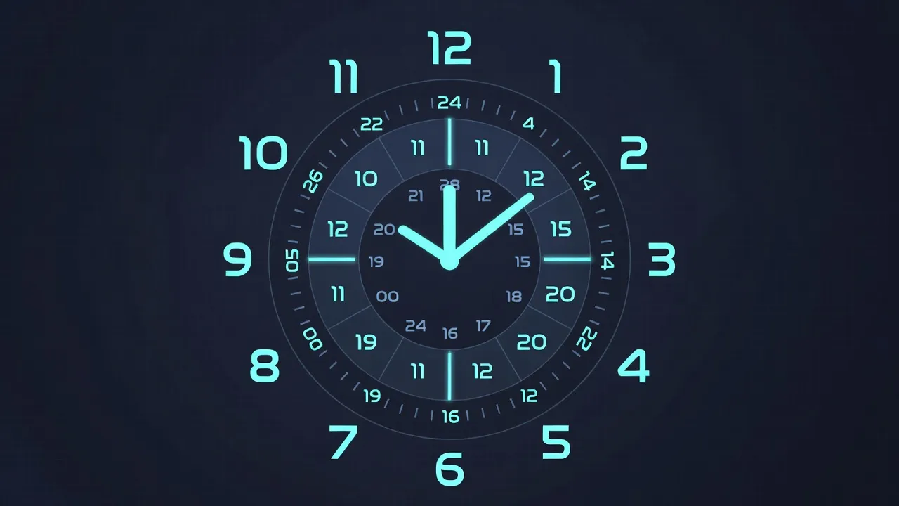 Military time 24-hour clock conversion guide showing how to read and convert military time format